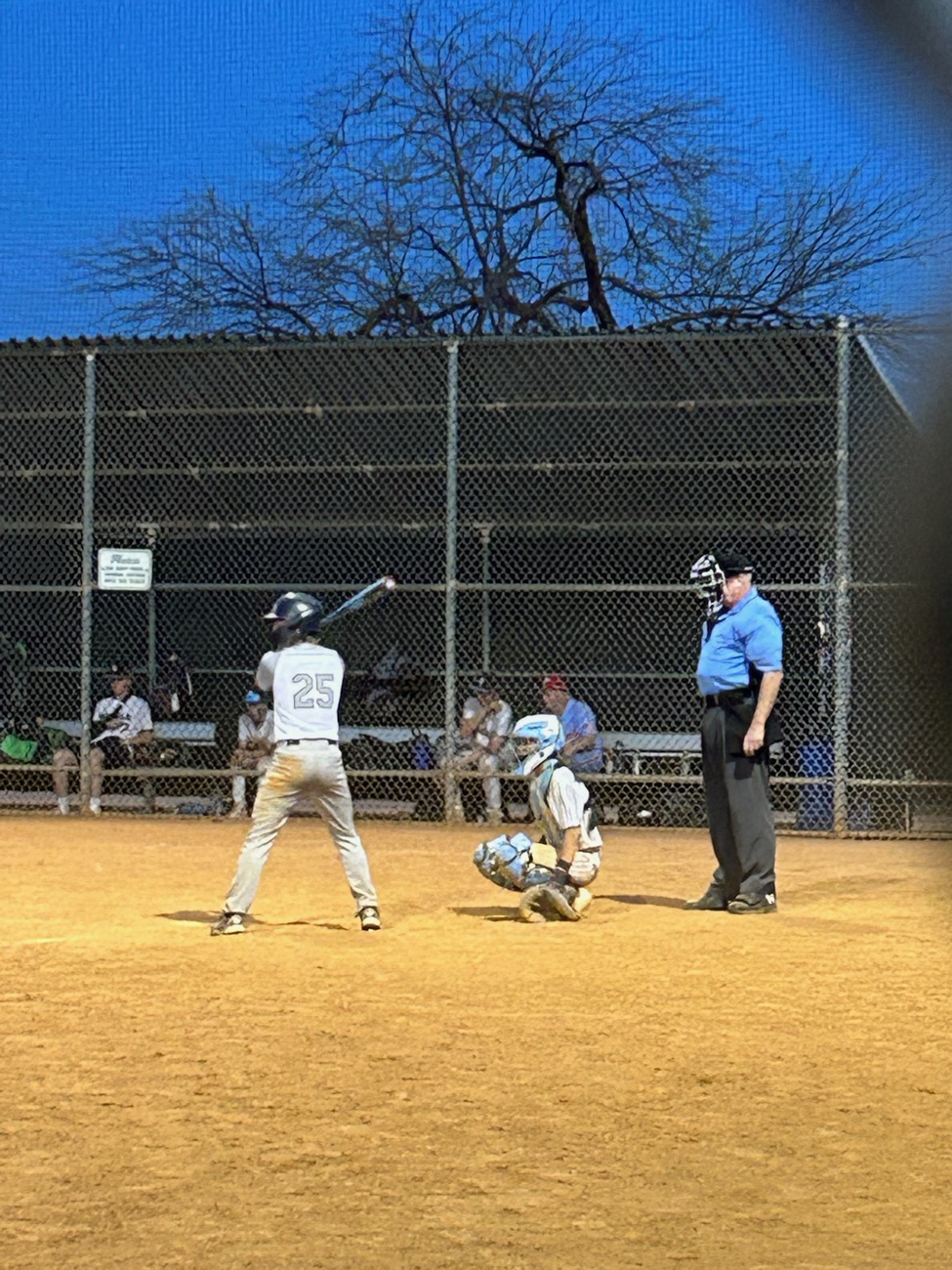 Dukes hitter at the plate in a game